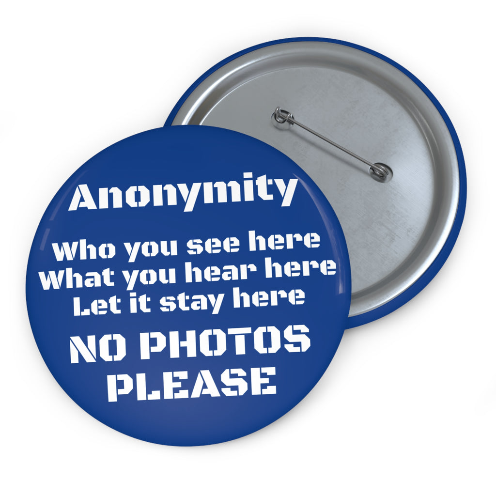Anonymity Badge Blue