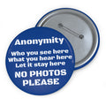Anonymity Badge Blue