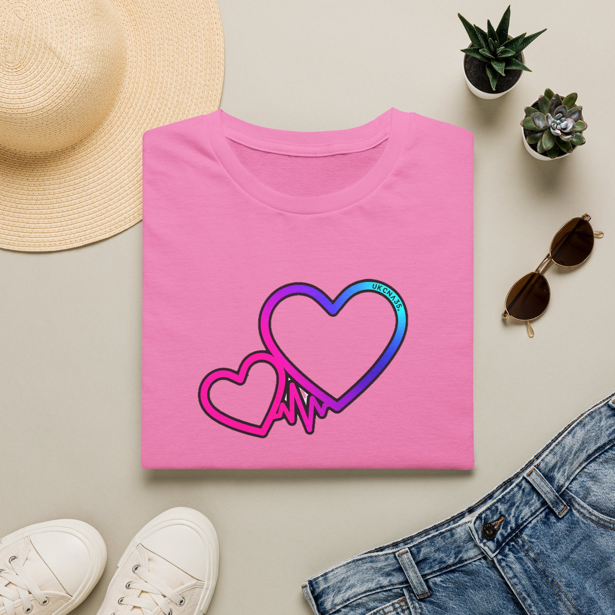 Unisex UKCNA Hearts Softstyle T-Shirt