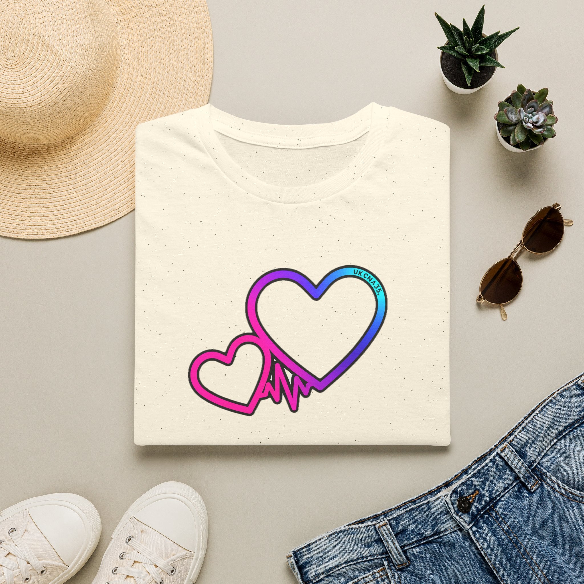 Unisex UKCNA Hearts Softstyle T-Shirt
