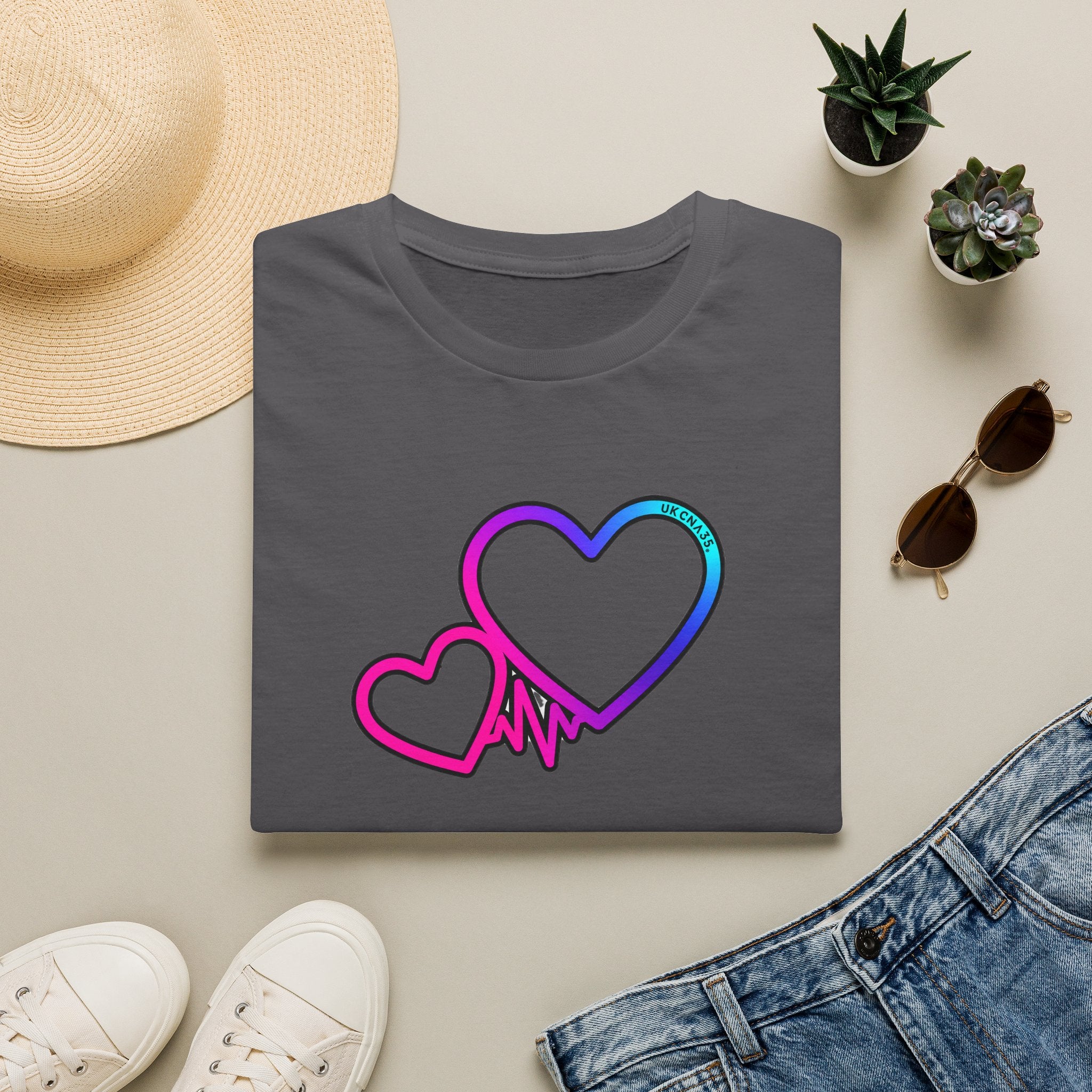 Unisex UKCNA Hearts Softstyle T-Shirt