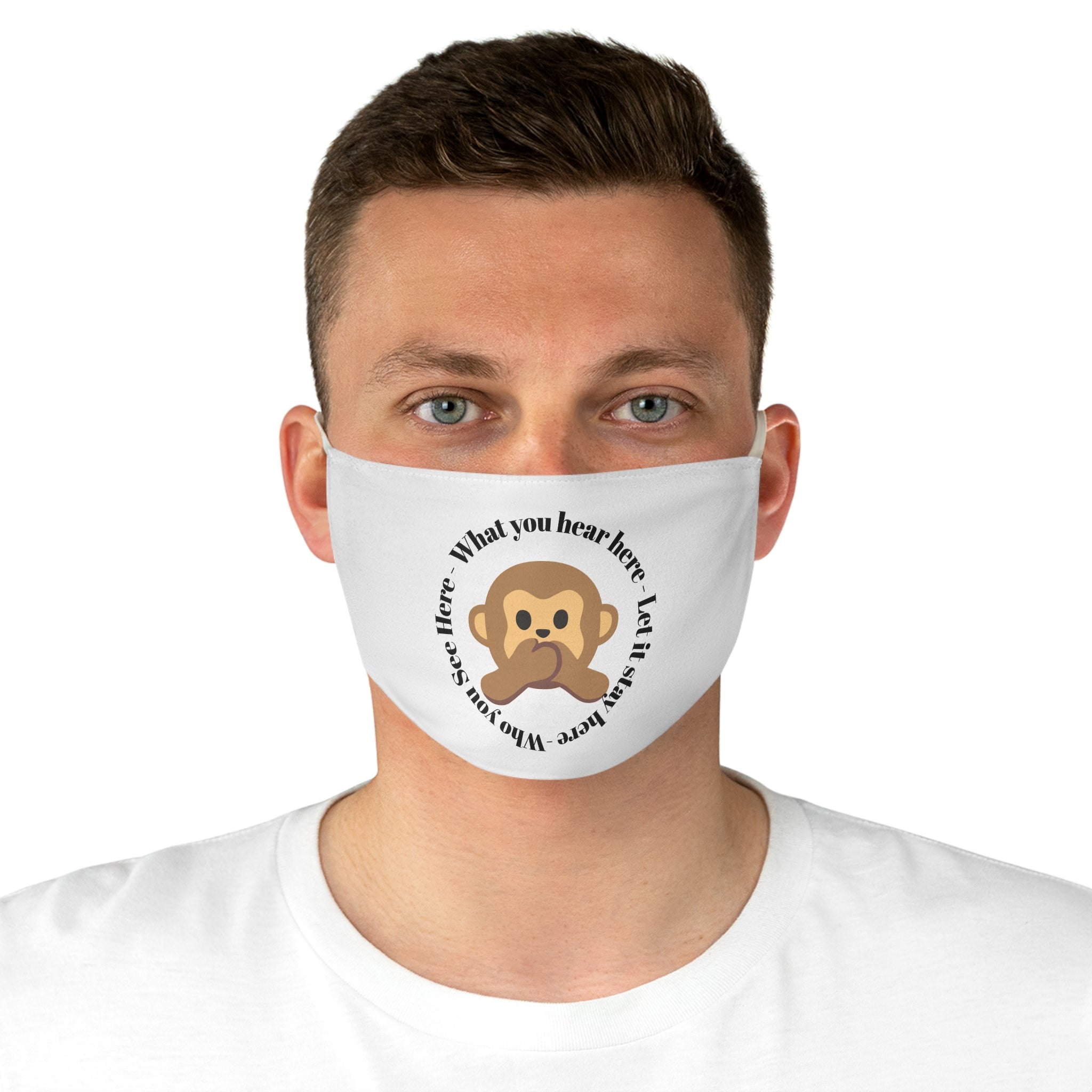 The Anonymity Statement Fabric Face Mask