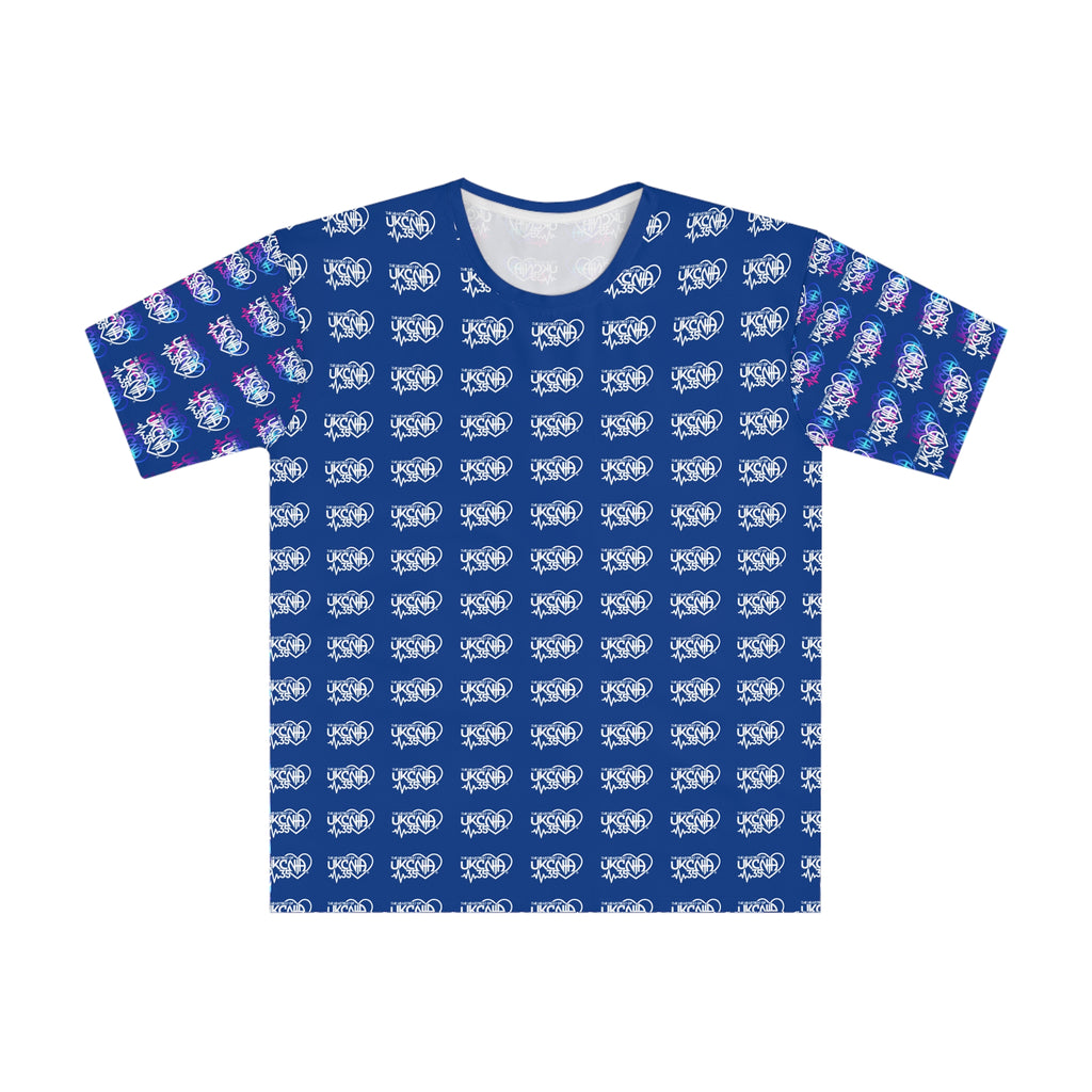 UKCNA Men's Loose T-shirt Blue (AOP)