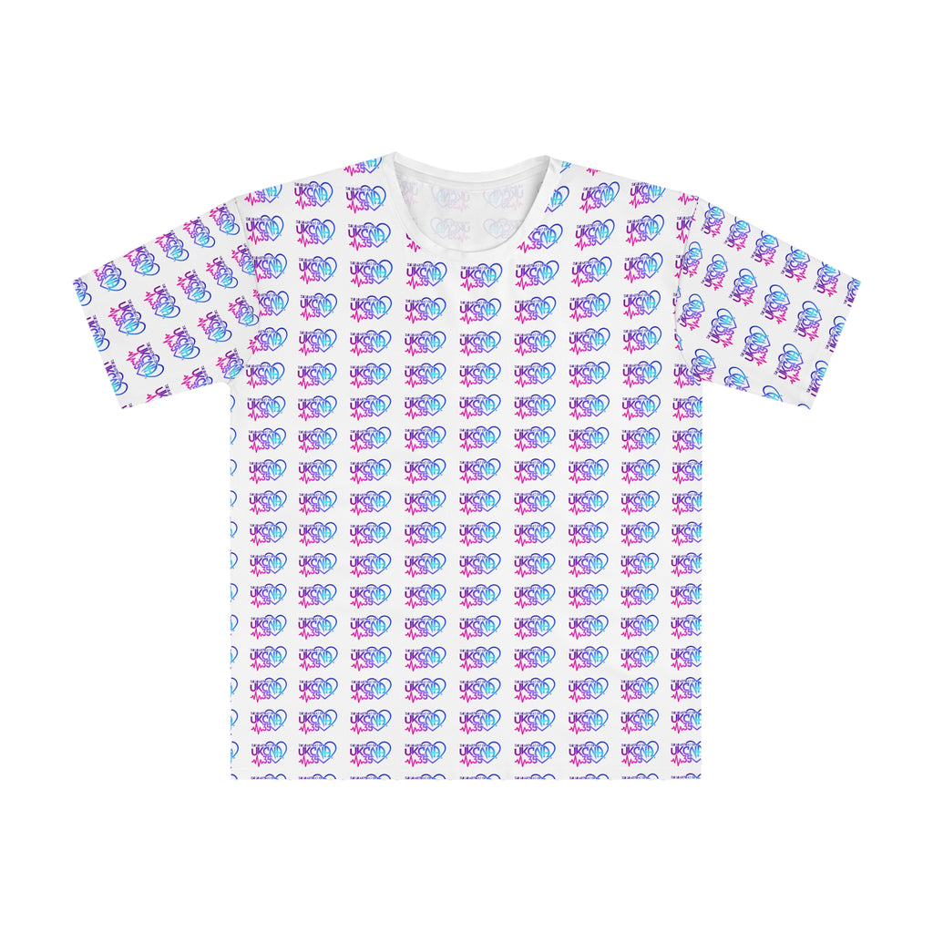 UKCNA Men's Loose T-shirt White (AOP)