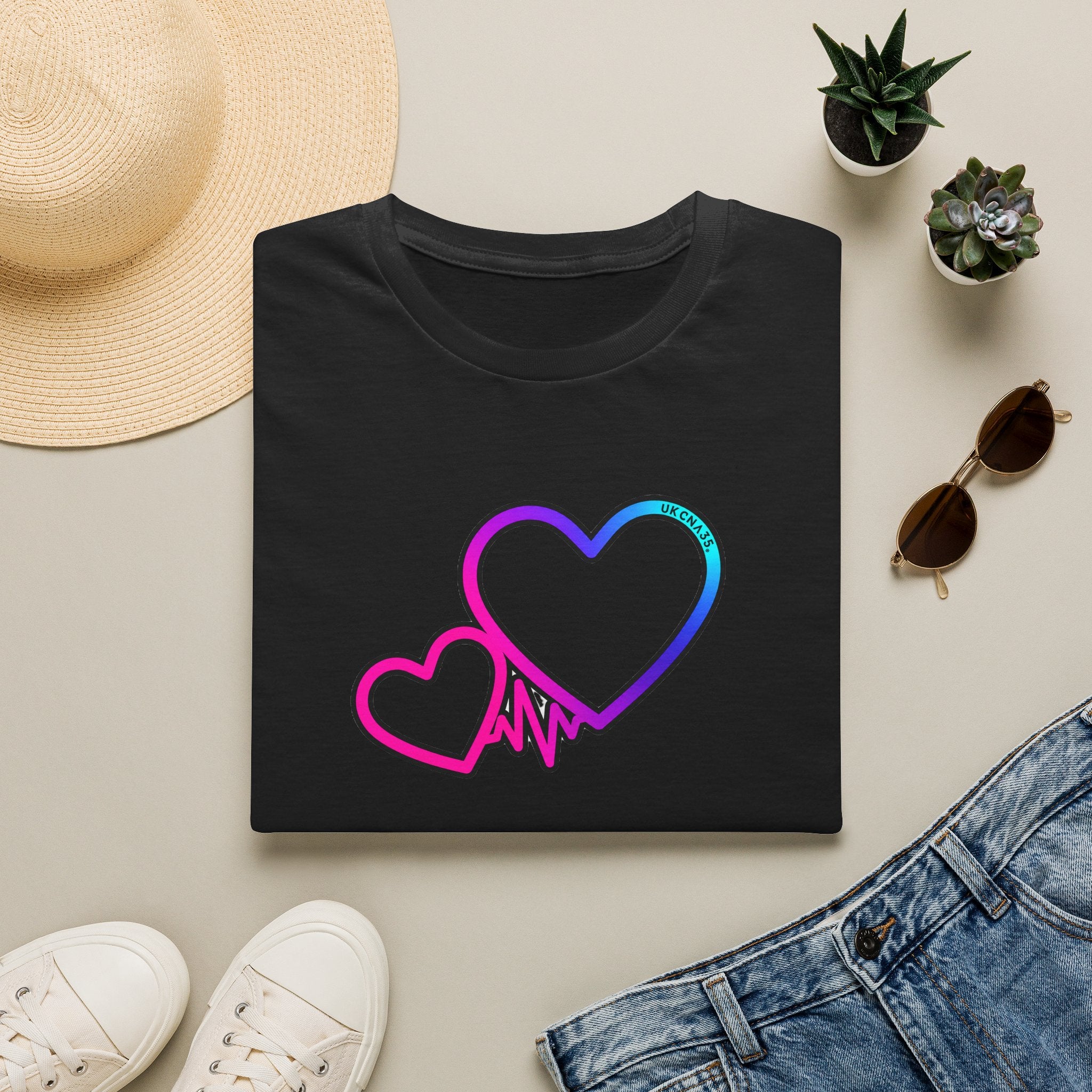 Unisex UKCNA Hearts Softstyle T-Shirt
