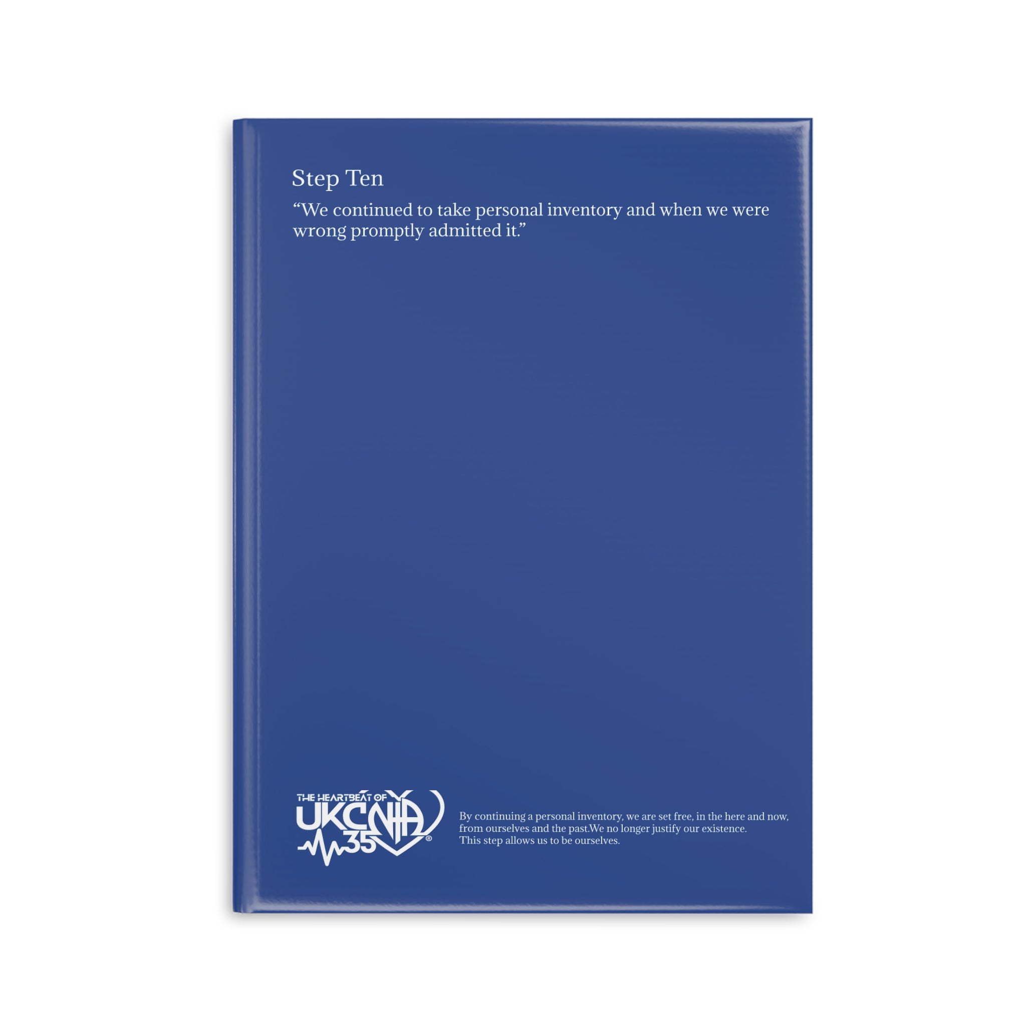 UKCNA Step Ten Journal Hardcover Notebook