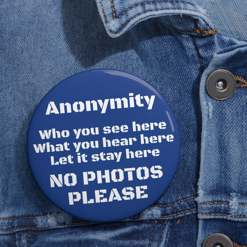 Anonymity Badge Blue