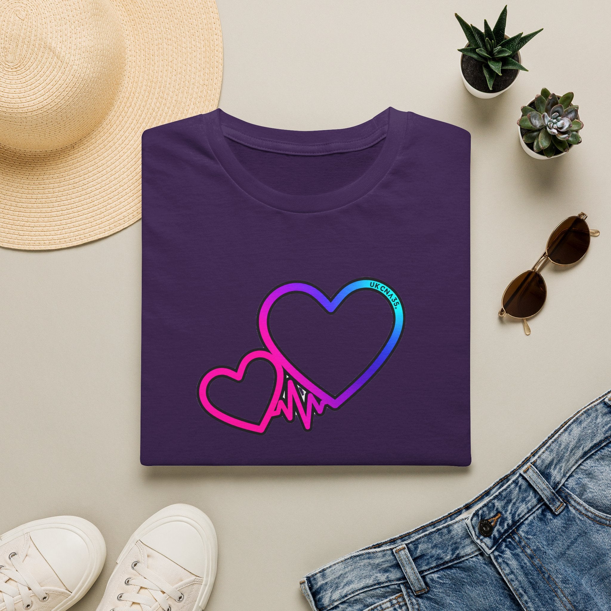 Unisex UKCNA Hearts Softstyle T-Shirt