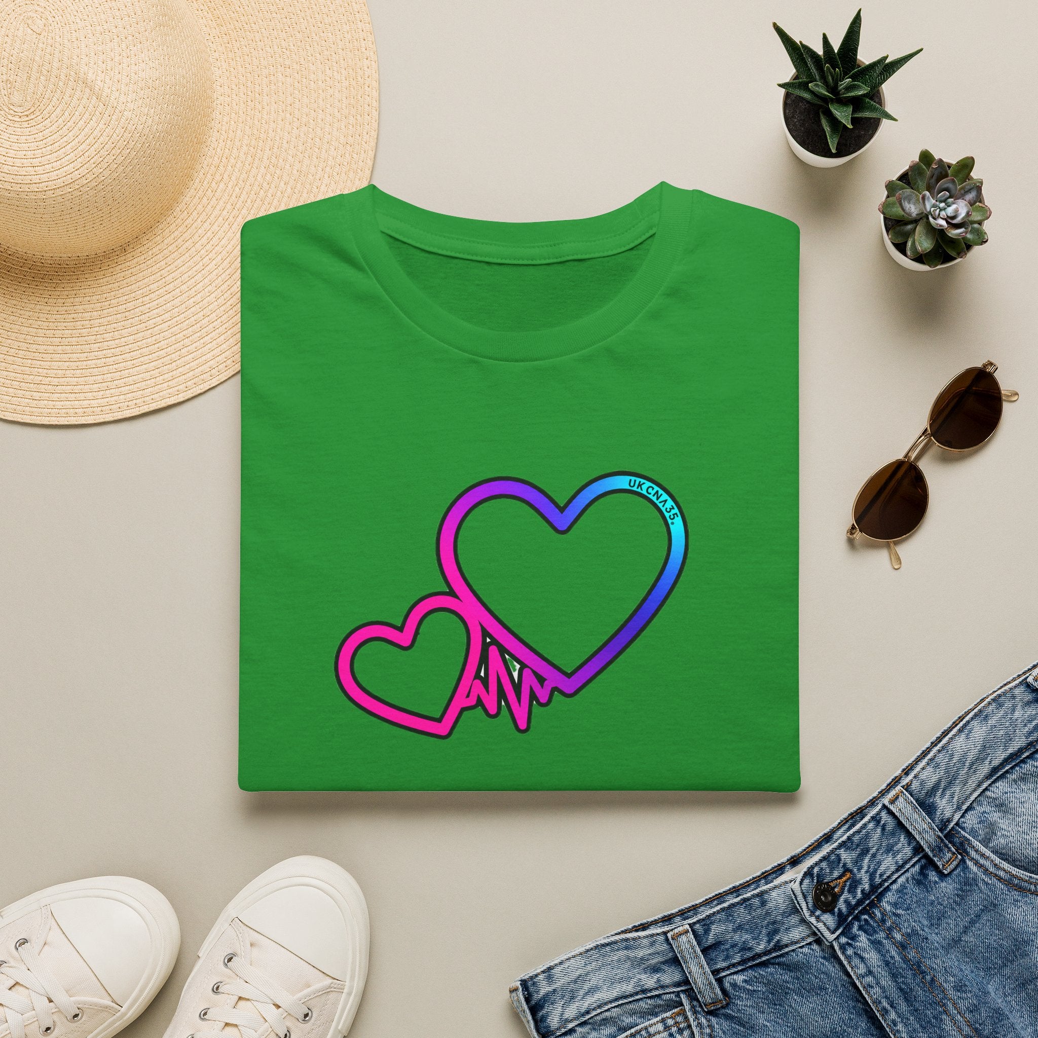 Unisex UKCNA Hearts Softstyle T-Shirt