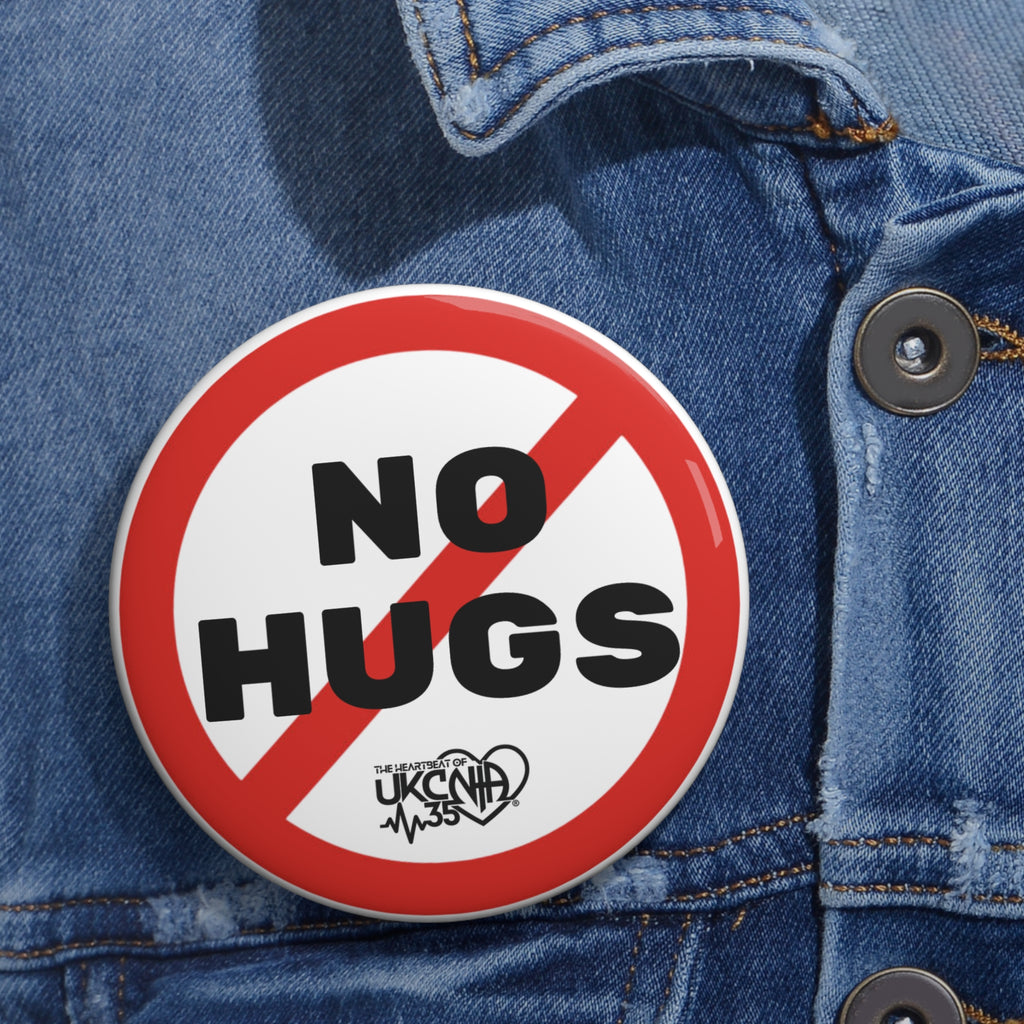 UKCNA NO HUGS Badge