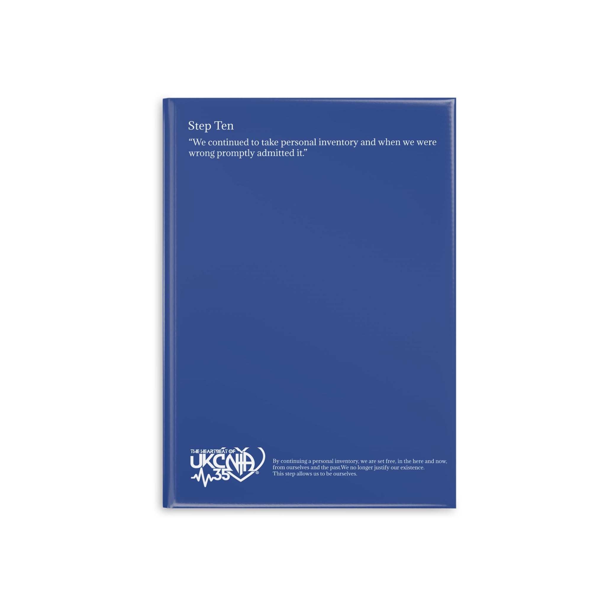 UKCNA Step Ten Journal Hardcover Notebook