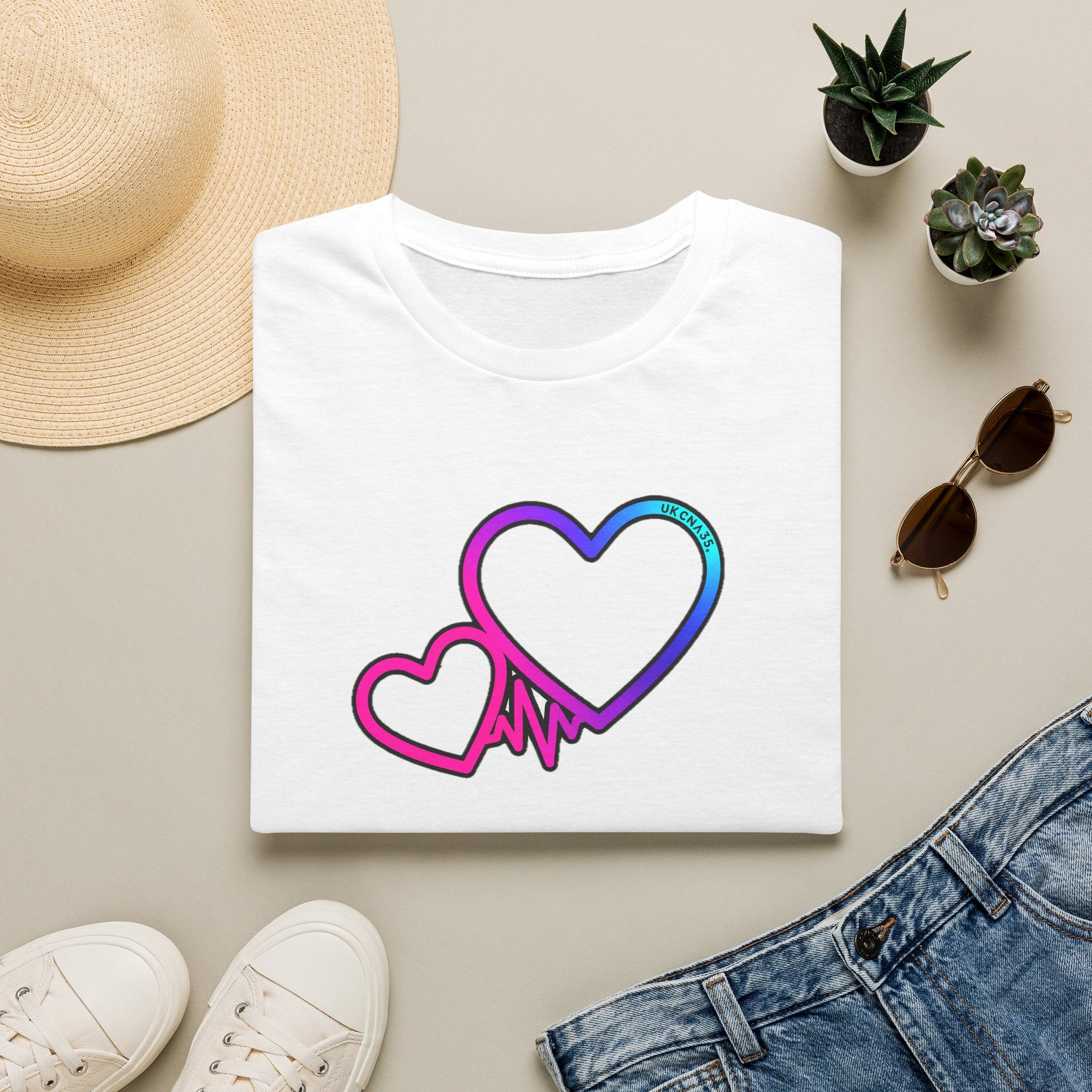 Unisex UKCNA Hearts Softstyle T-Shirt