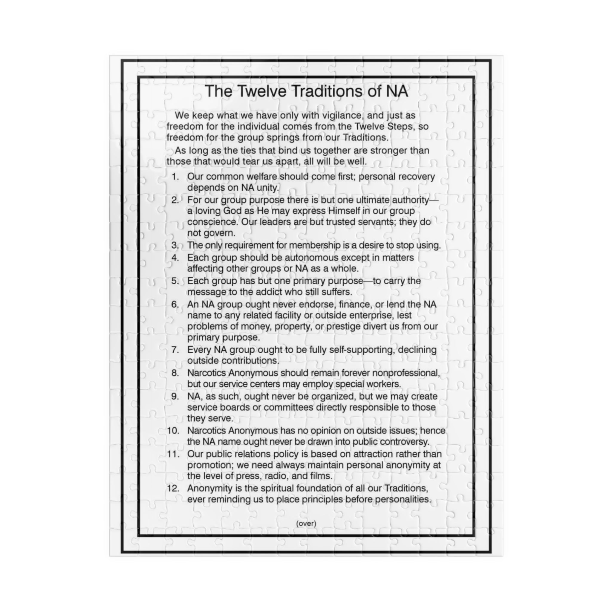 Twelve Traditions Puzzle (110, 252, 520 -piece)