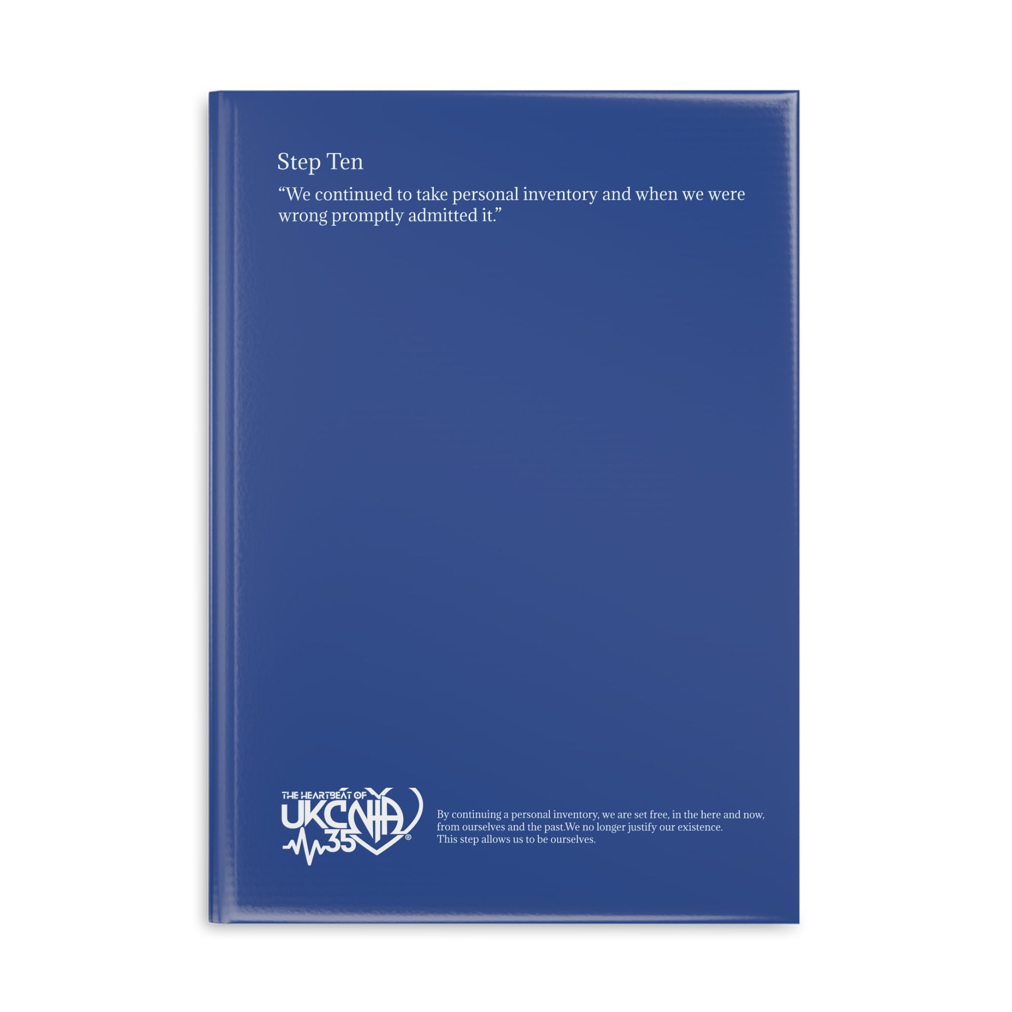UKCNA Step Ten Journal Hardcover Notebook