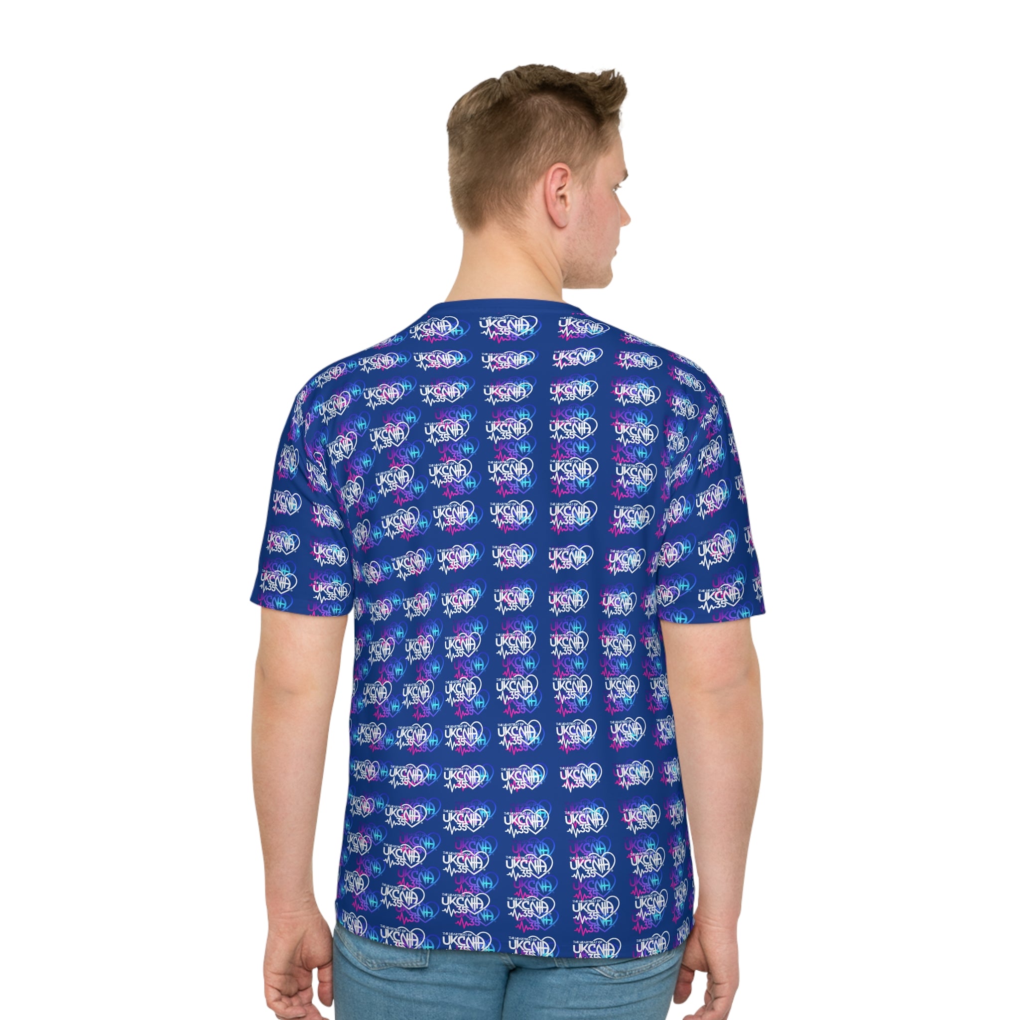 UKCNA Men's Loose T-shirt Blue (AOP)
